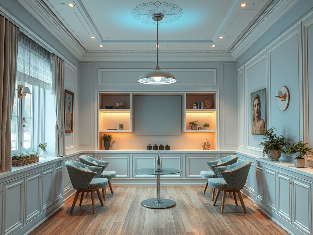 Периметр Юг | Светодиодная лента в нишах и под перилами Периметр Юг | Светодиодная лента в нишах и под перилами